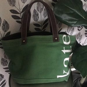 •Green Kate Spade Tote•